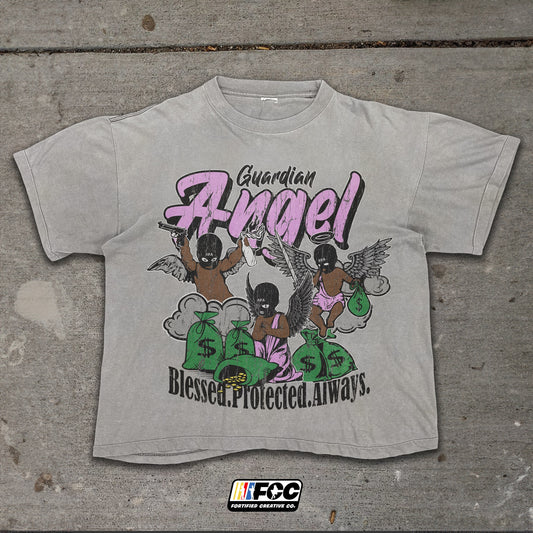 Pink Guardian Angel Tees