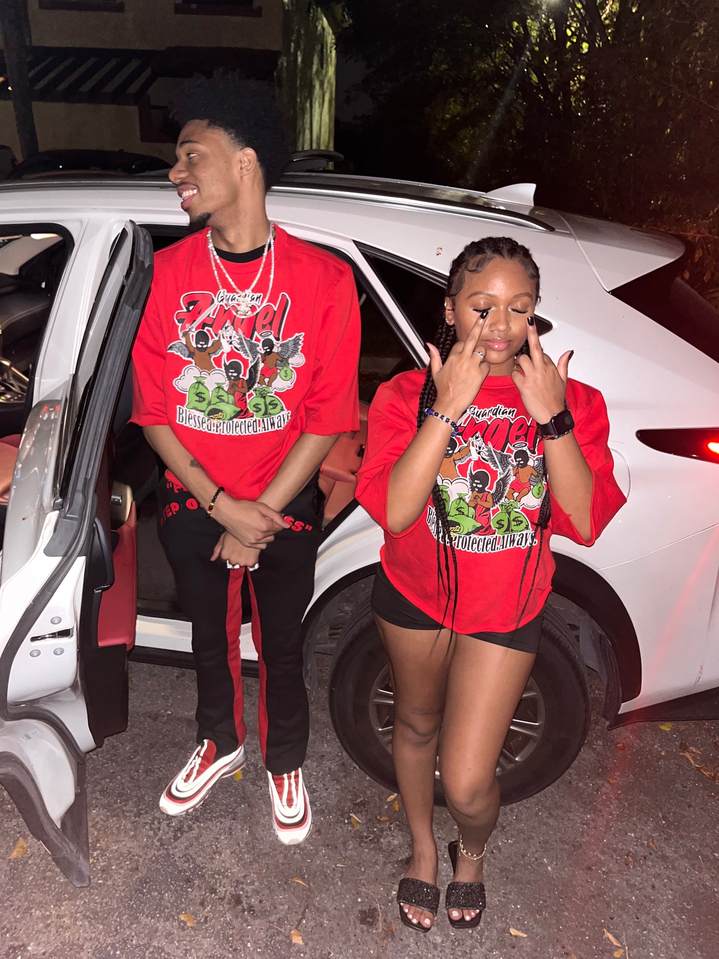 Red Guardian Angel Tees