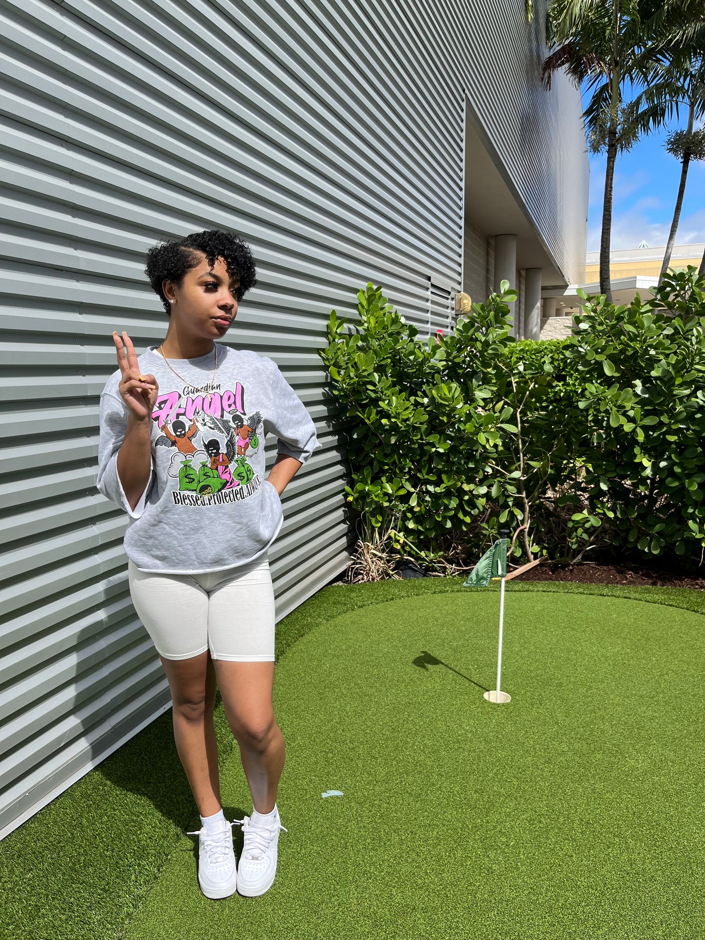 Pink Guardian Angel Tees