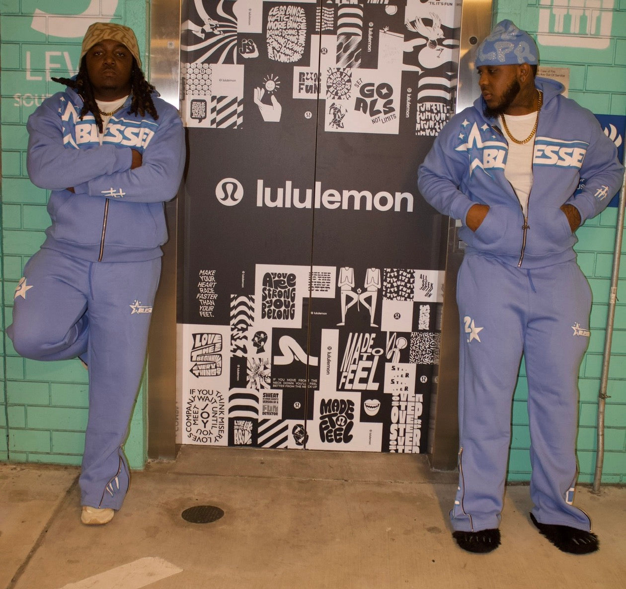 King of Kings Light Blue Zip UPs Hoodie