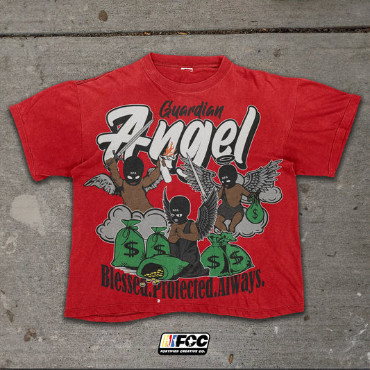 Red Guardian Angel Tees