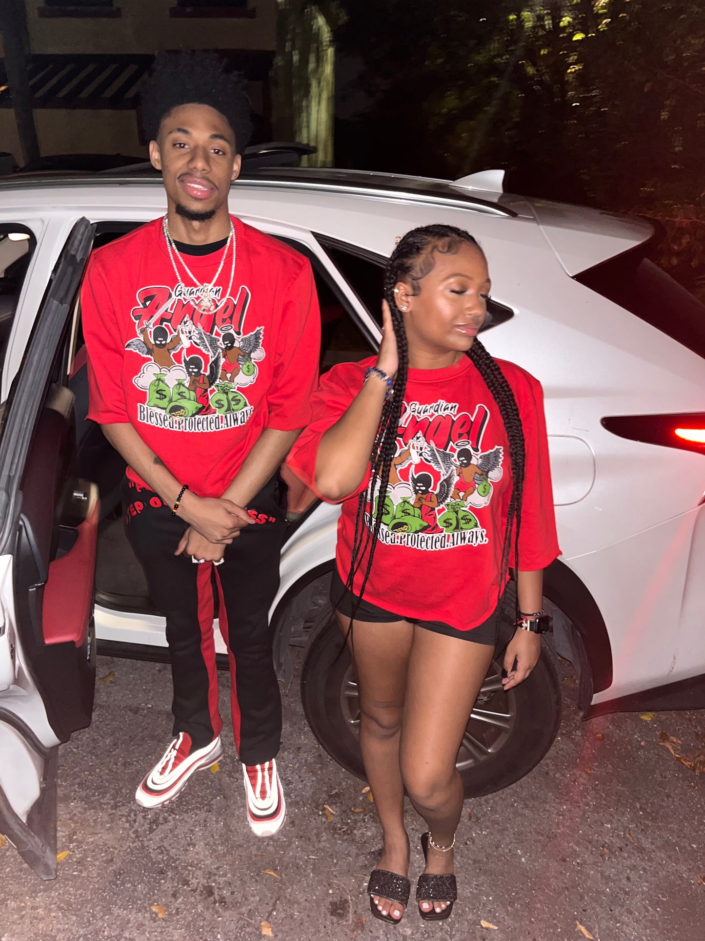Red Guardian Angel Tees