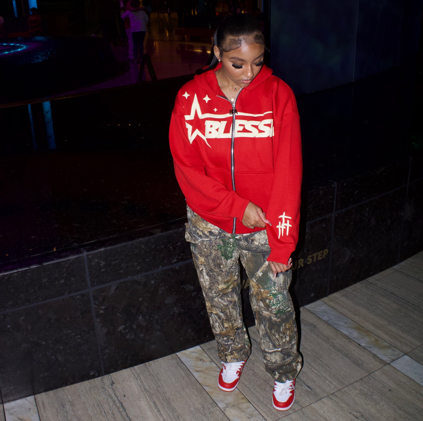 King Of Kings Zip Ups (Red and Cream)